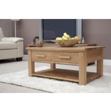 Opus Modern Oak  2 Drawer Coffee Table